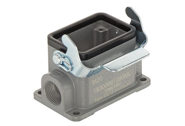 HARTING-19300061290ML Schrumpfbalgenadapter Han 6B Redesign of Surface Mounting Housings