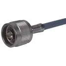 HUBER+SUHNER-11_N-50-4-55/133_NE RF-Steckverbinder Conn Type N 0Hz to 18GHz 50Ohm ST Cable Mount PL Gold Over Nickel Single