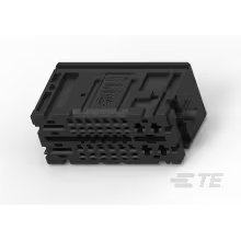 TE Connectivity-2236047-1 Connector Discrete Wire Housing Conn Housing F 32 POS 3mm Crimp ST Cable Mount Black