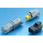 Conn Housing F 2 POS 3.33mm Crimp ST Cable Mount Orange