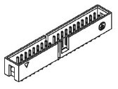 Assmann WSW components, Inc-AWHW 50G-0202-T Steckverbinderleisten und Leiterplattenbuchsen Conn Shrouded Header (4 Sides) HDR 50 POS 2.54mm Solder ST Top Entry Thru-Hole