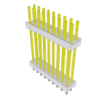 Conn Board Stacker HDR 18 POS 2.54mm Solder ST Top Entry SMD Tube