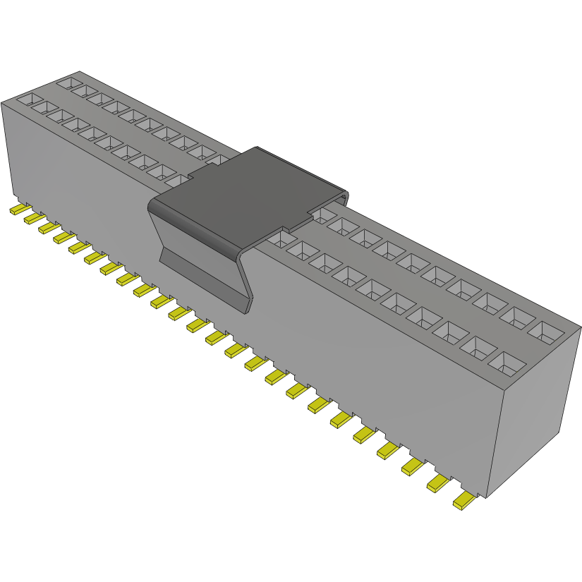 Samtec-RSM-124-02-L-D-P Connector Headers and PCB Receptacles Conn Socket Strip SKT 48 POS 1.27mm Solder ST Top Entry SMD Tube