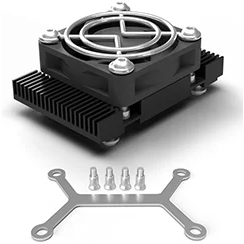 Advanced Thermal Solutions-ATS-NVA-2781-C1-R0 Dissipateur thermique Heat Sink Passive Straight Screw Mount Chomerics T766 1.6°C/W Black Anodized
