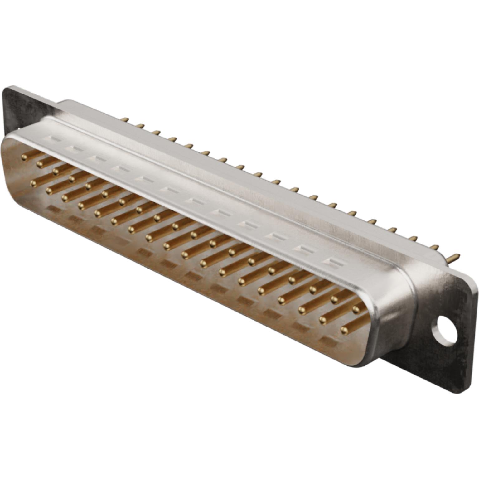Molex-1727040071 Connector D-Subminiature Conn D-Sub M 37 POS 2.84mm Solder ST Thru-Hole 37 Terminal 1 Port Carton