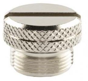 Amphenol-CAP-WBDFSMA2 Accessoires de raccordement Connector Accessories Waterproof Cap Straight Copper Alloy Nickel