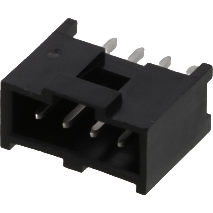 Molex-90136-1104 Steckverbinderleisten und Leiterplattenbuchsen Conn Shrouded Header (4 Sides) HDR 4 POS 2.54mm Solder ST Top Entry Thru-Hole C-Grid III Tray