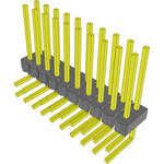 Conn Unshrouded Header HDR 20 POS 2.54mm Solder RA Side Entry Thru-Hole Bulk