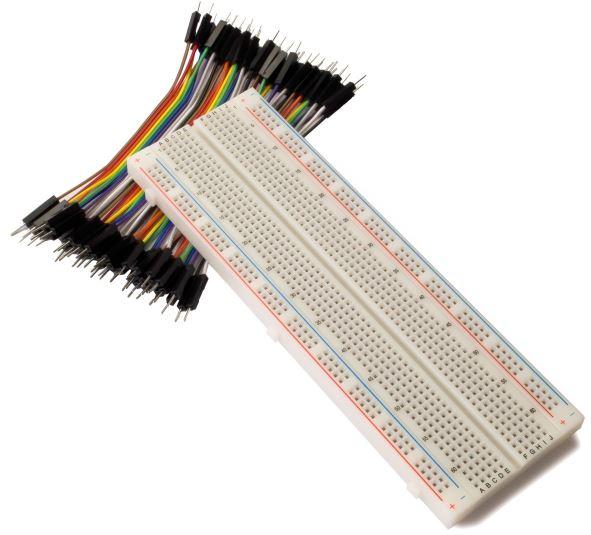 BusBoard Prototype Systems-KIT-BB830+ZW null White ABS Plastic 830 Tie Point Breadboard