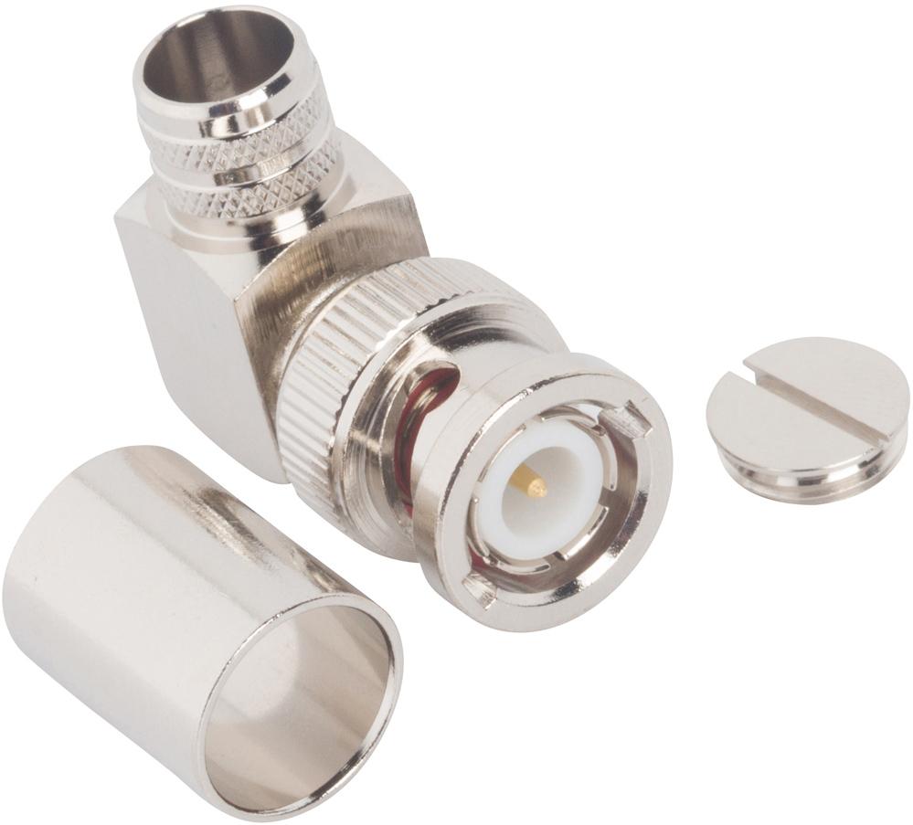 Amphenol RF-112596 射频连接器 Conn BNC 0Hz to 4GHz 50Ohm Crimp RA Cable Mount PL Gold