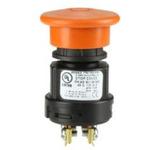 Honeywell-89496-09 Notstopp-Schalter Switch Emergency Stop N.C. DPST Mushroom Button 20A 24VDC Screw Panel Mount