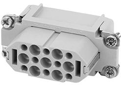 Amphenol-C146 10B015 000 2 Conector rectangular Conn Rectangular F 15Signal/1Ground POS Crimp ST Panel Mount