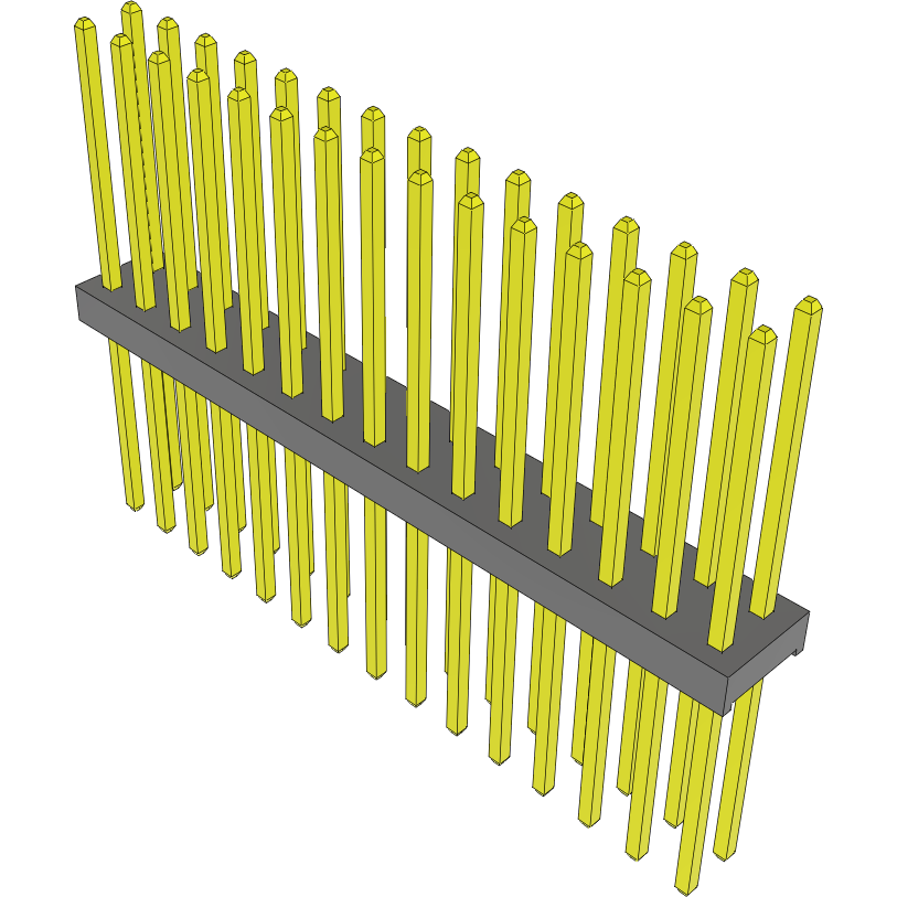 Samtec-MTMM-115-15-G-D-415 Steckverbinderleisten und Leiterplattenbuchsen Conn Unshrouded Header HDR 30 POS 2mm Solder ST Top Entry Thru-Hole Bulk