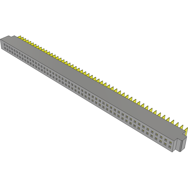 Samtec-SFMH-150-02-L-D Steckverbinderleisten und Leiterplattenbuchsen Conn Socket Strip SKT 100 POS 0.64mm Solder RA Side Entry SMD Tube