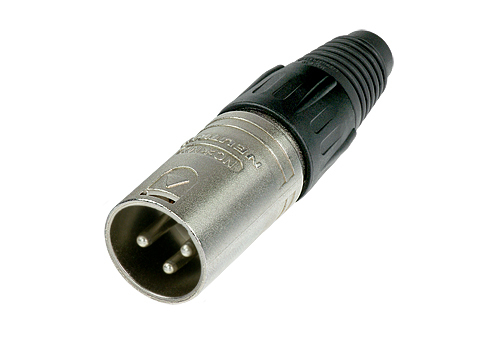 Neutrik Group-NC3MX Connector Audio and Video Conn XLR Connector M 3 POS Solder ST Cable Mount 3 Terminal 1 Port