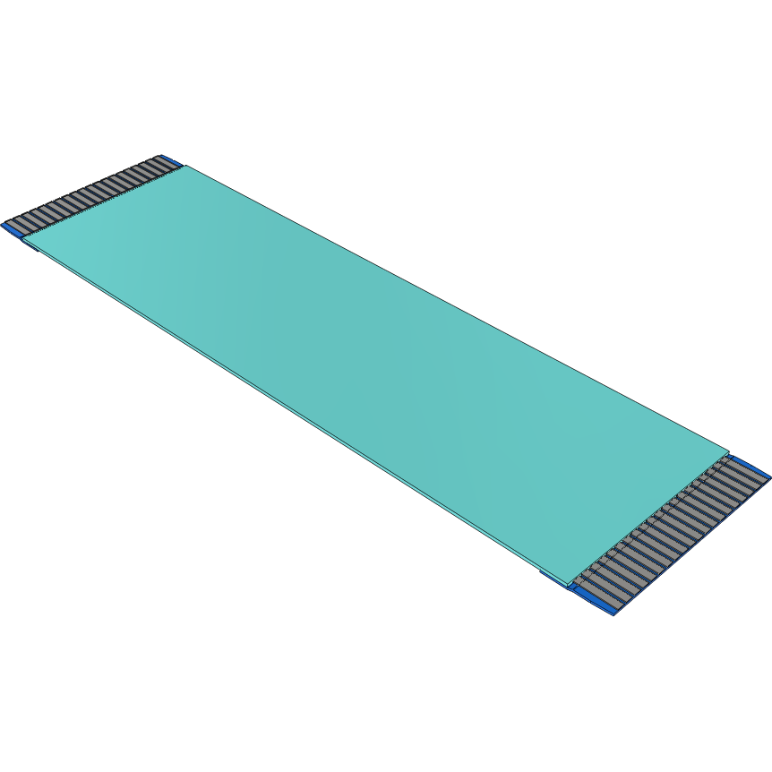 Samtec-FJ-20-D-02.65-4 Flachband Kabelbaugruppen Cable Assembly 0.06m 1mm 20 to 20POS FFC to FFC Bulk