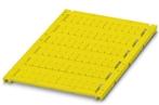 PHOENIX CONTACT-0828735 Steckverbinderzubehör Marker for terminal blocks, Sheet, yellow, unlabeled, can be labeled with: THERMOMARK PRIME, THERMOMARK CARD, BLUEMARK ID, BLUEMARK ID COLOR, BLUEMARK LED