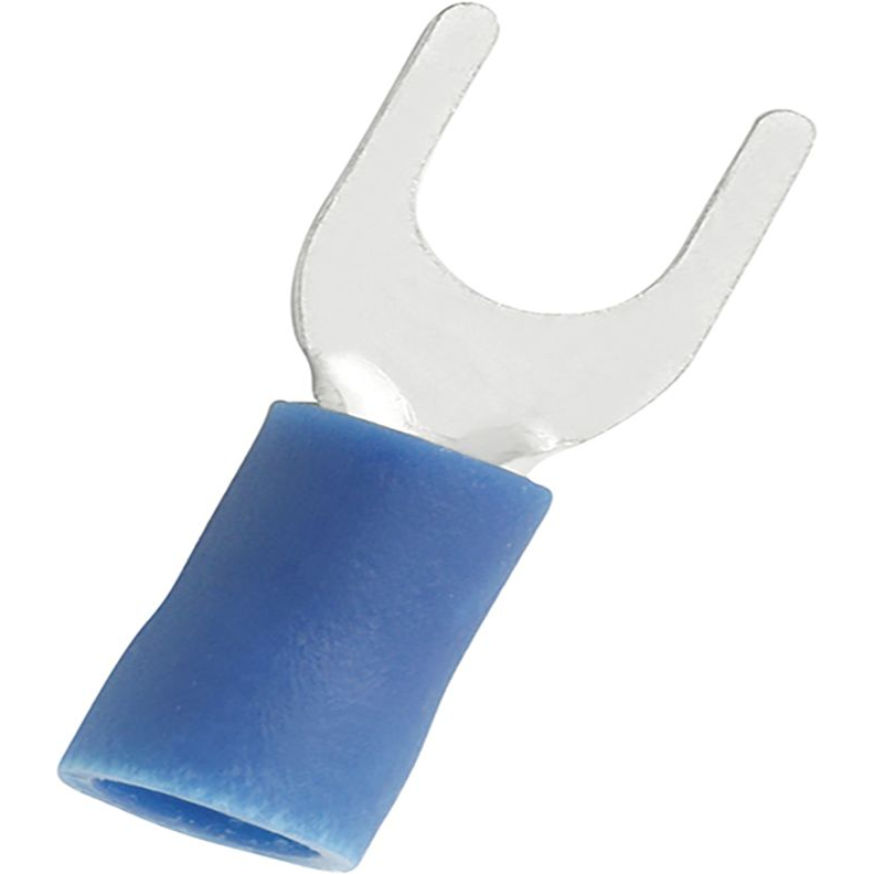 Panduit-EV14-10FNB-Q 连接器端子 Fork Terminal 14-16AWG Copper Blue 21mm Tin Bag