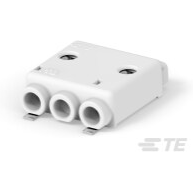 TE Connectivity-1-2213301-2 Connector Headers and PCB Receptacles Conn Poke-In Wire RCP 2 POS 4mm Solder RA Side Entry SMD T/R