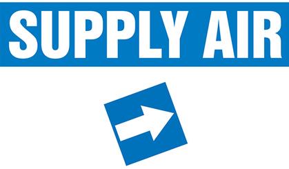 Panduit-PPMA48WBLD Beschriftungen Labels Duct Marker Dura-Polyester Vinyl Blue/White 304.8x63.5mm