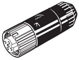 Omron-XS5C-D4C3 Connettore circolare Conn M12 Circular SKT 4 POS Crimp ST Cable Mount 4 Terminal 1 Port