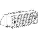 SOURIAU-MS034MP1G58ZE1D Steckverbinder, rechteckig Conn Rectangular M 34 POS 1.905mm Solder RA Thru-Hole