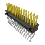 Conn Unshrouded Header HDR 30 POS 1.27mm Solder RA Side Entry SMD TIGER CLAW™ Tube