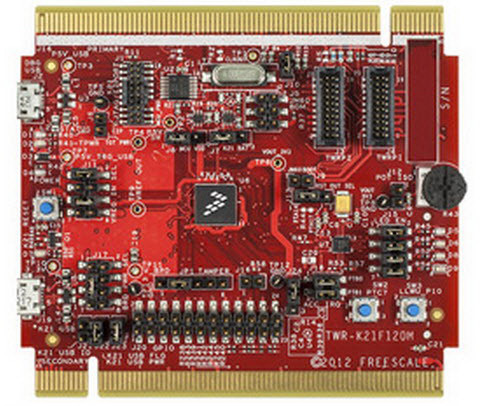 NXP Semiconductors-TWR-K21F120M Eingebettete Systementwicklungsboards und -kits MK21FN1M0VMC12 Microcontroller Tower System Module 120MHz CPU 128KB RAM 1MB Flash