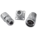 Conn Type N 0Hz to 11GHz 50Ohm Crimp ST Cable Mount M Silver