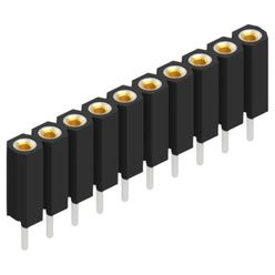 Fischer Elektronik-BL 5 10 Embases de raccordement et réceptacles PCB Conn Socket Strip SKT 10 POS 2.54mm Solder ST Thru-Hole