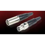Conn XLR Connector M 4 POS 2.54mm Solder RA Thru-Hole 4 Terminal 1 Port Bulk