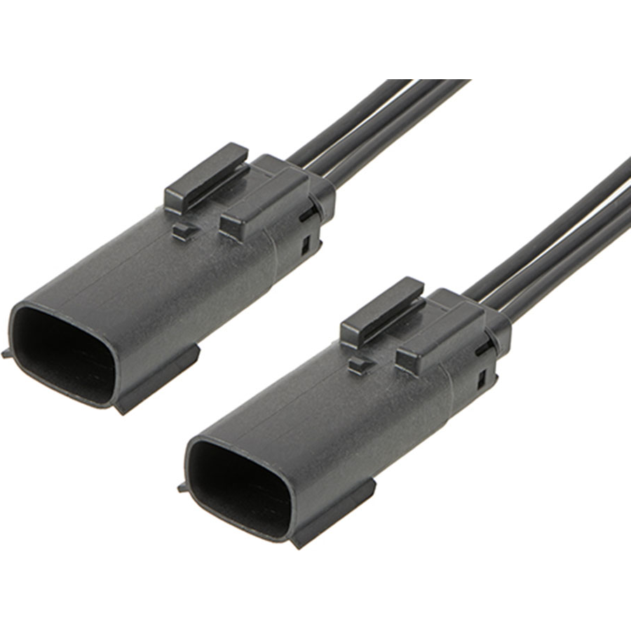 Molex-2162821032 Cable Assembly DC Power Cable Assembly 0.3m Wire to Board to Wire to Board 3 to 3POS M-M Crimp-Crimp 14AWG