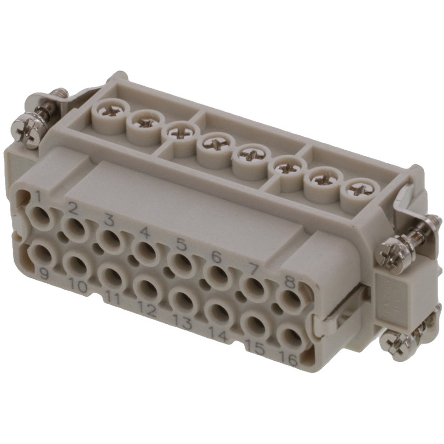 Molex-7216.4402.0 Connettore rettangolare Conn Rectangular F 16 POS Screw ST Cable Mount Bag