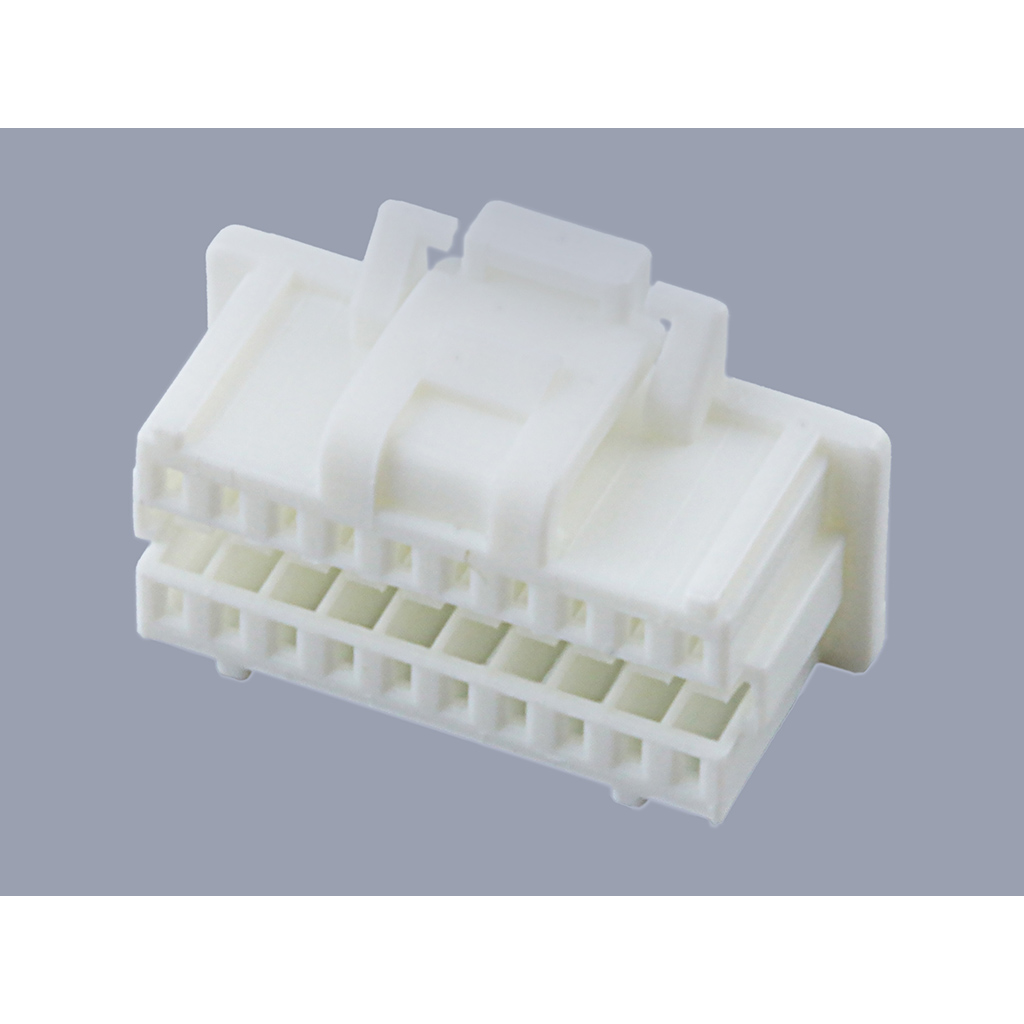 Molex-5011892011 分立接线罩连接器 Conn Housing RCP 20 POS 1mm Crimp ST Cable Mount Black Bag