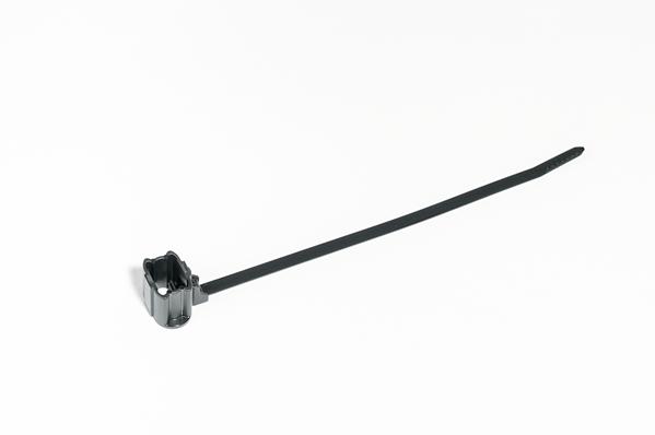 HellermannTyton-155-46302 Kabelbinder Cable Ties, Stud Mount Polyamide 6/6 Black 160mm 6N Bag