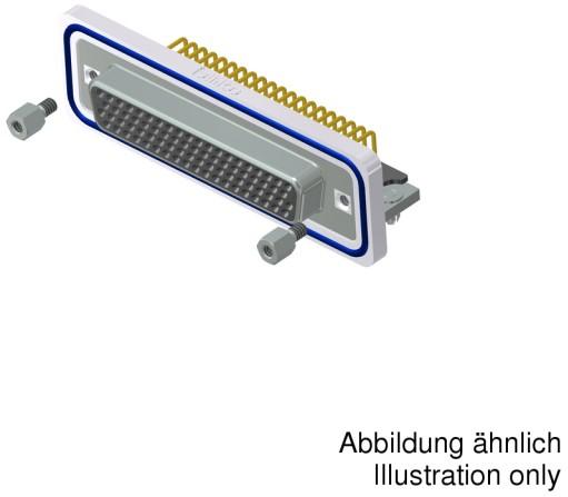 CONEC-6HDD78SCY99R40X Steckverbinder, D-Sub D-SUB HD Connectors, Female, Solder Pin Angled, 78 POS, Copper Alloy