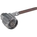 HUBER+SUHNER-22642846 Connector RF Conn Type N 0Hz to 11GHz 50Ohm Solder RA Cable Mount PL Gold Over Nickel Single