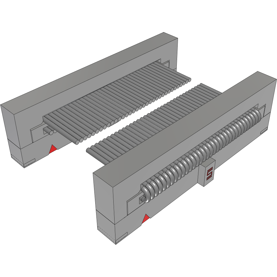 Samtec-FFSD-17-D-43.00-01-N-SR Flachband Kabelbaugruppen Cable Assembly 1.092m 30AWG 1.27mm 34 to 34POS IDC Connector to IDC Connector F-F TIGER EYE™ Bulk