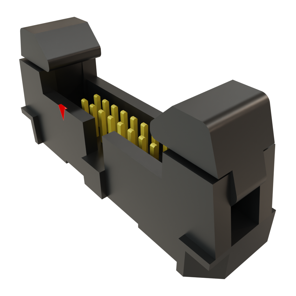 Samtec-EHF-108-01-F-D Steckverbinderleisten und Leiterplattenbuchsen Conn Ejector Header HDR 16 POS 1.27mm Solder ST Top Entry Thru-Hole Tube