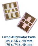 Skyworks Solutions-ATN3580-05 Atenuador fijo Chip Attenuator 40GHz 5dB 2-Pin Die