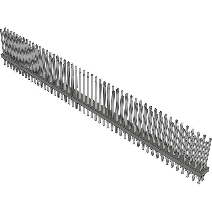 Samtec-MTMM-150-13-T-D-460 Steckverbinderleisten und Leiterplattenbuchsen Conn Unshrouded Header HDR 100 POS 2mm Solder ST Top Entry Thru-Hole Bulk