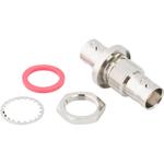 Conn BNC Adapter 0Hz to 4GHz 50Ohm ST Panel Mount RCP/RCP Gold