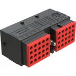 Conn Rectangular F 40 POS Crimp ST Panel Mount