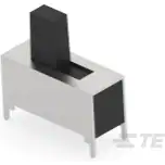 TE Connectivity-1825194-1 Interruttore a slitta Switch Slide ON ON ON SP3T Extended Top Slide 0.3A 125VAC PC Pins Bracket Mount/Through Hole Tray