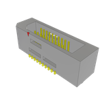 Conn Shrouded Header (4 Sides) HDR 20 POS 0.8mm Solder ST Top Entry SMD Tray