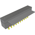 Cable Assembly 0.15m 28AWG 2.54mm 20 POS IDC Connector M Clamshell