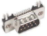CONEC-33DSMT1-E9PNCT Steckverbinder, D-Sub Conn D-Sub PIN 9 POS 1.38mm Solder RA SMD 9 Terminal 1 Port