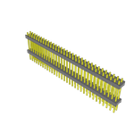 Conn Board Stacker HDR 64 POS 2.54mm Solder ST Top Entry Thru-Hole Bulk