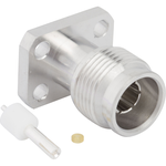 Conn 2.2/5 0Hz to 20GHz 50Ohm Solder ST Flange Mount F Silver