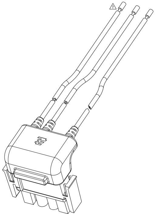 TE Connectivity-1-2106283-0 Montajes de cables, otros Cable Assembly Plug 4 Position R/A